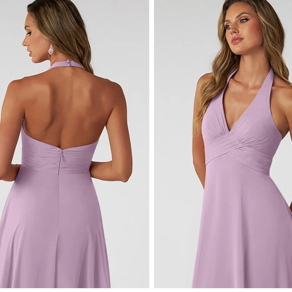 Azazie Tessie Wisteria Backless Dress - Picture 2 of 5